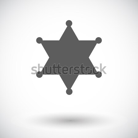 Police single icon. Stock photo © smoki