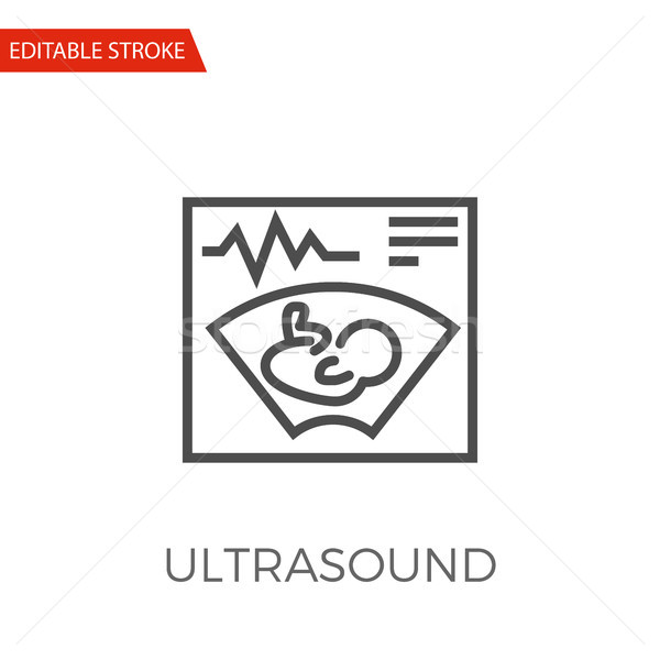 Ultrasound Vector Icon Stock photo © smoki