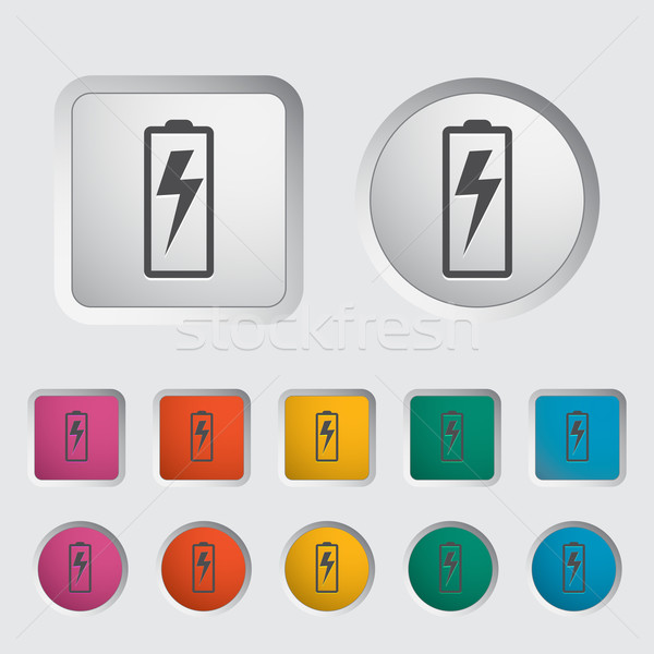 Battery icon. Stock photo © smoki