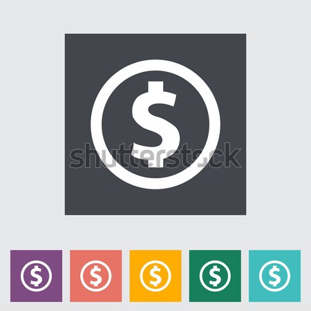 Dollar Münze Business Design Hintergrund Finanzierung Stock foto © smoki