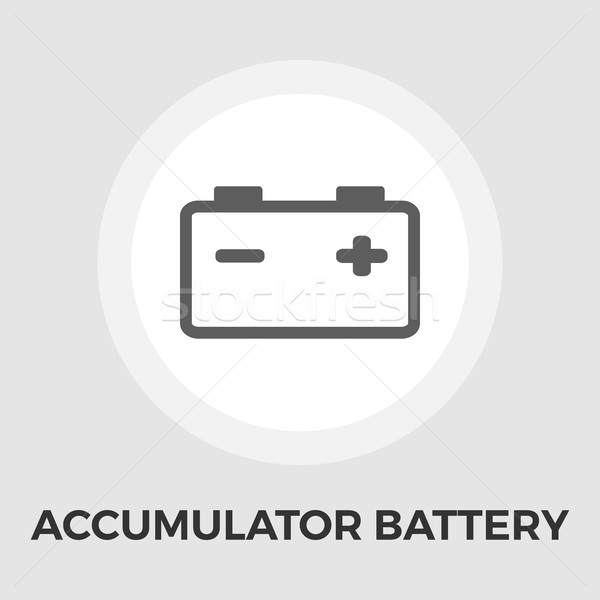 Accumulator Battery Flat Icon Stock photo © smoki