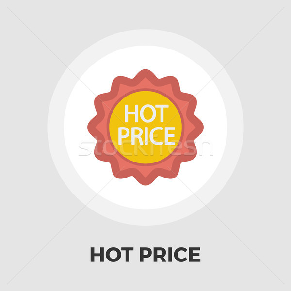 Hot Price flat icon Stock photo © smoki