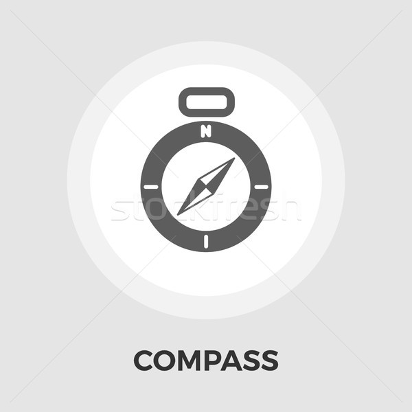 Compass Vector Flat Icon Stock photo © smoki