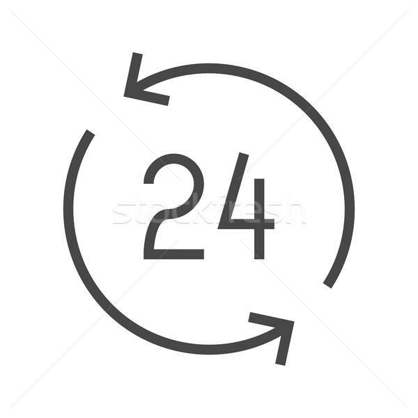 Open 24 Hours a Day Stock photo © smoki