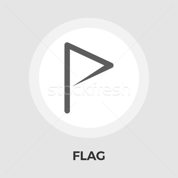 Flag Flat Icon Stock photo © smoki