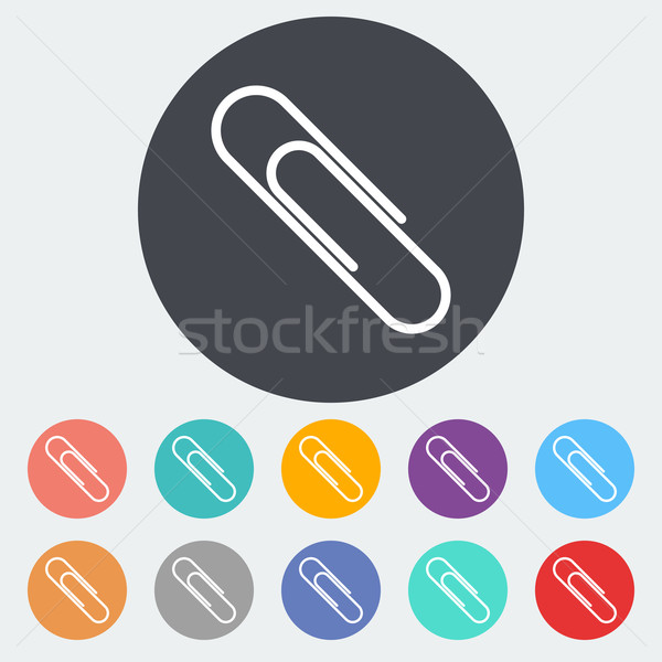 Stock photo: Clip icon