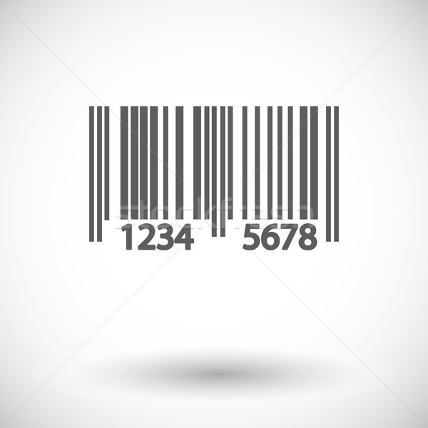 Qr code icon witte business abstract ontwerp Stockfoto © smoki