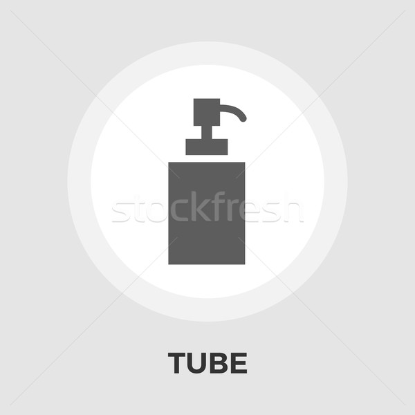 Tube vector flat icon Stock photo © smoki
