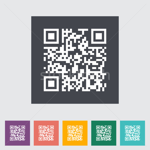 Qr code couleur affaires résumé design technologie [[stock_photo]] © smoki