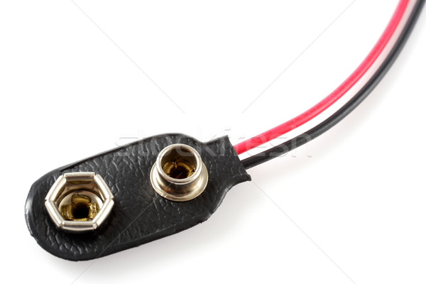 9v battery wire connector Stock photo © smuay