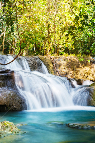 Cascade parc ouest Thaïlande eau arbre [[stock_photo]] © smuay