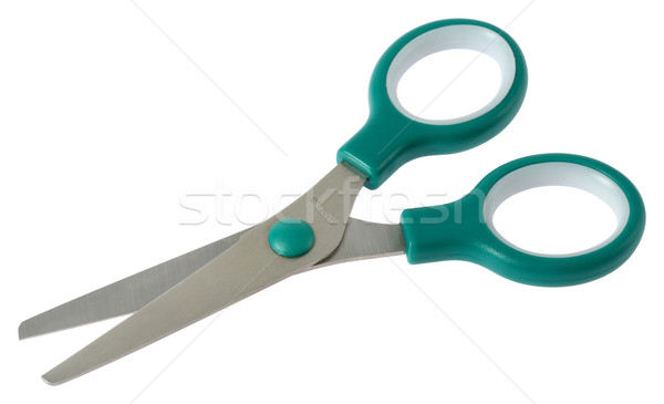 general purpose scissor (green) with clipping path  Stock photo © smuay