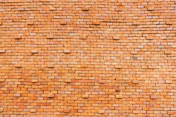 [[stock_photo]]: Mur · de · briques · rouge · couleur · à · l'extérieur · bâtiment