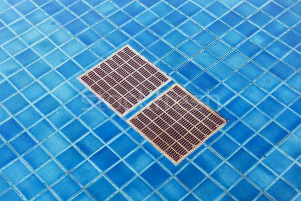 Pool drain grid Stock photo © smuay