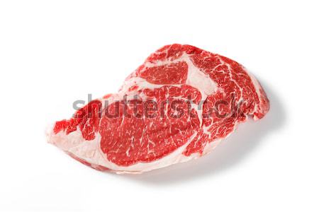 Stock fotó: Marhahús · borda · szem · steak · közelkép · izolált
