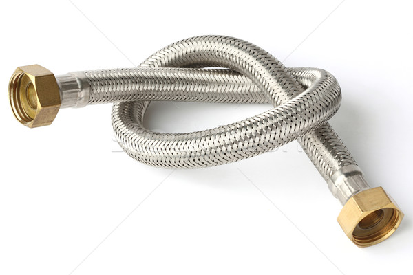 Stainless steel water hose Stock photo © smuay