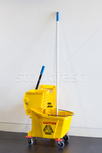 Mop bucket and wringer Stock photo © smuay