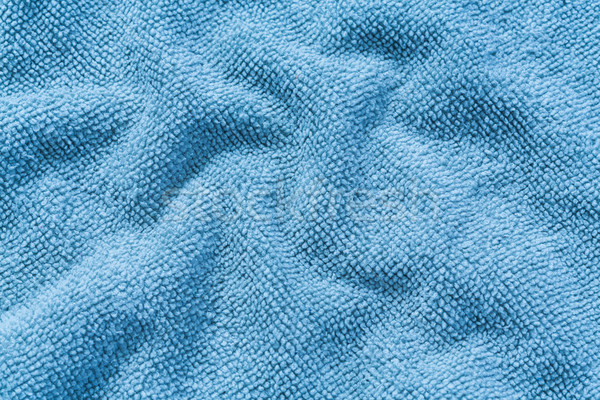 Niebieski mikro włókno tkaniny tekstury Zdjęcia stock © smuay