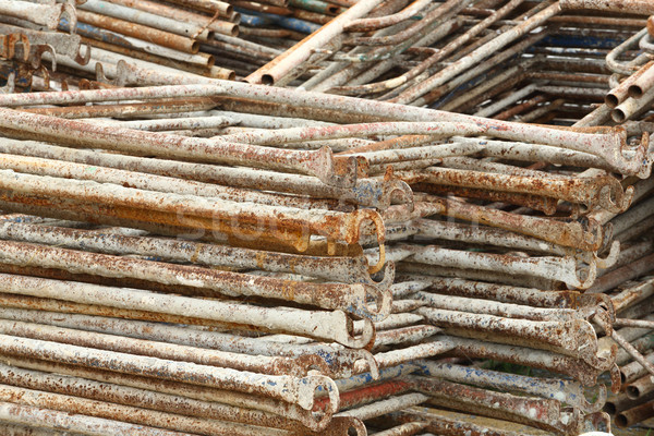 Rusty scaffolding Stock photo © smuay