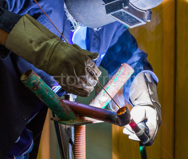 Argon welding Stock photo © smuay