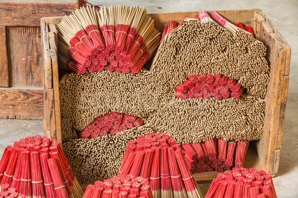 Thai incense preparation Stock photo © smuay