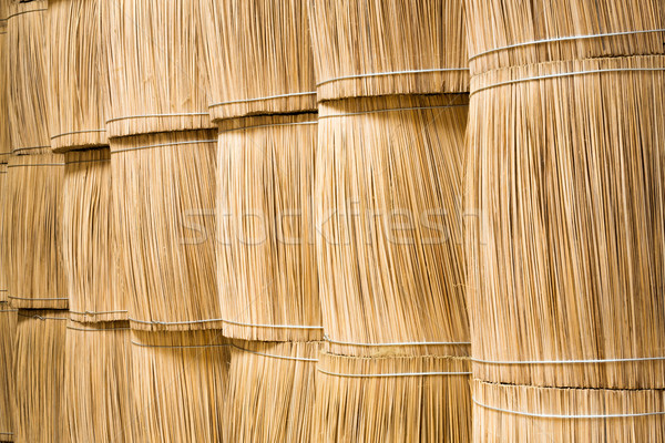 Stacks of wood sticks bundle Stock photo © smuay