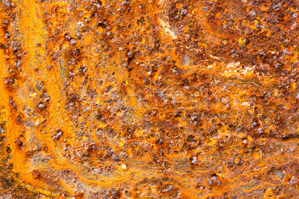 Arrugginito acciaio texture arancione colore Foto d'archivio © smuay