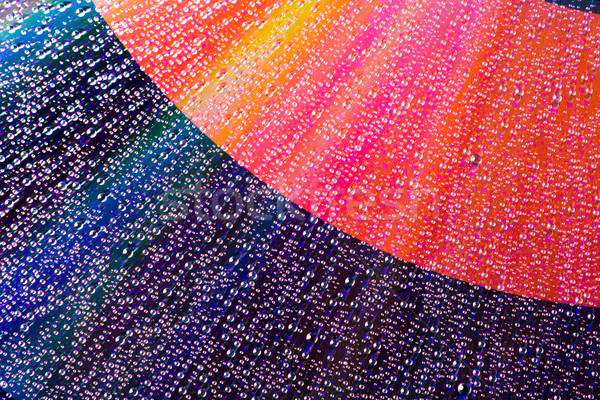 Víz cseppecske közelkép színes textúra fény Stock fotó © smuay