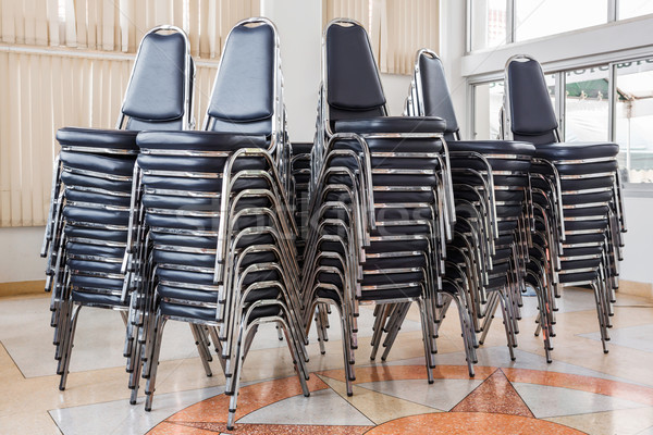 Stack of chairs Stock photo © smuay