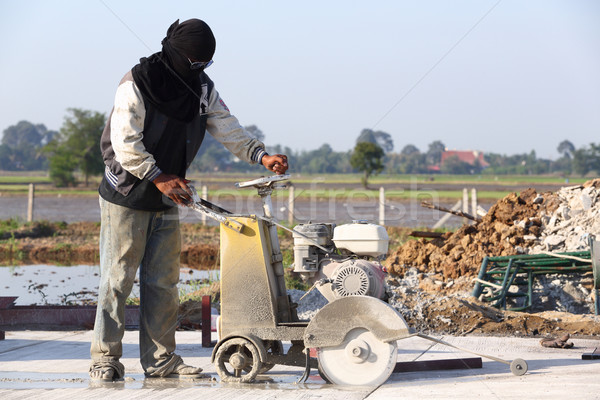 Concrete Joint cutting Stock photo © smuay