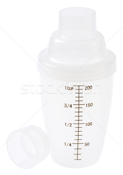 Cocktail shaker plastic izolat alb metal Imagine de stoc © smuay