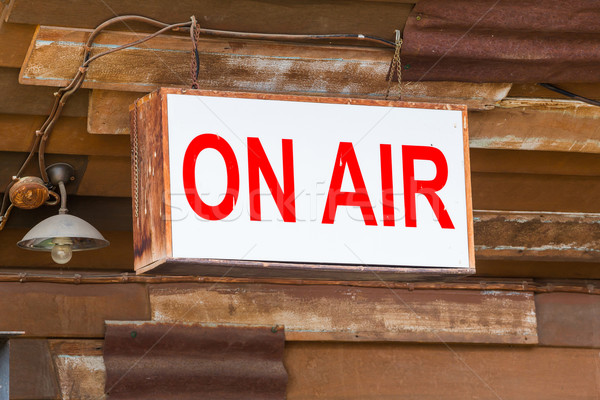 ON AIR sign Stock photo © smuay