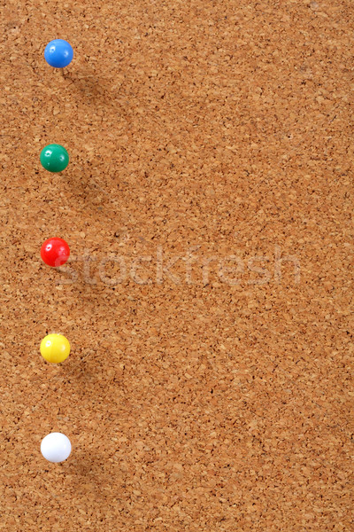 Cork board with pins Stock photo © smuay