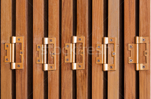 Door hinges Stock photo © smuay