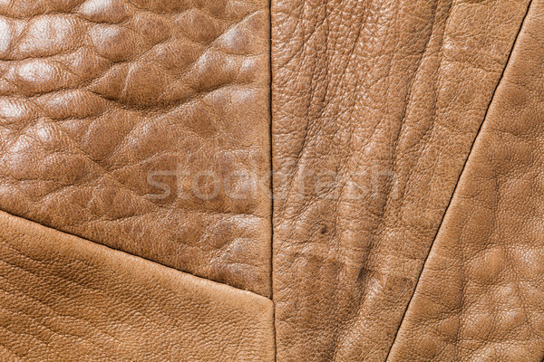 Véritable cuir brun couleur texture Photo stock © smuay