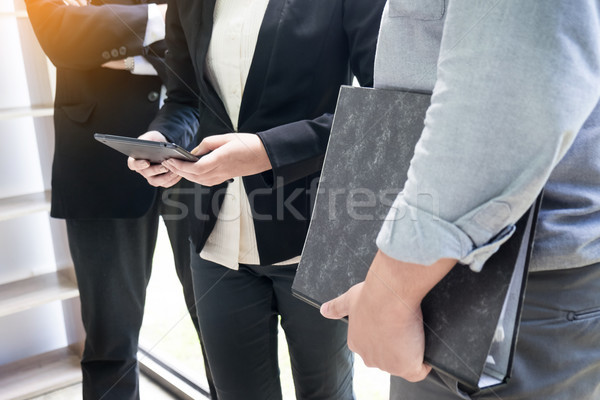 Administrator business man financial inspector and secretary mak Stock photo © snowing