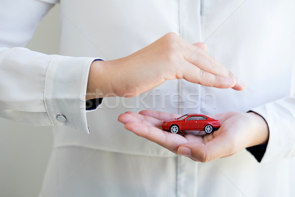 Car (automobile) insurance and collision damage waiver concepts. Stock photo © snowing