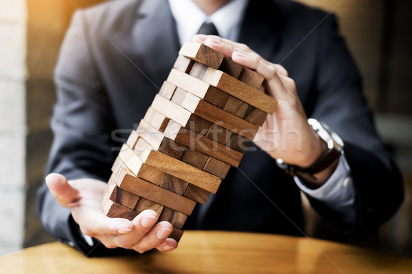 Planning, risk and wealth strategy in business concept, business Stock photo © snowing