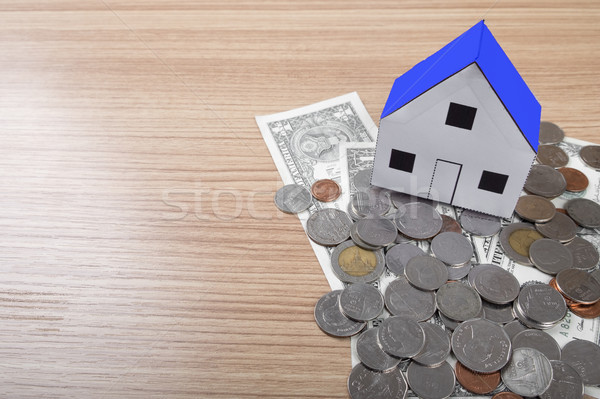 holding house representing home ownership and the Real Estate bu Stock photo © snowing