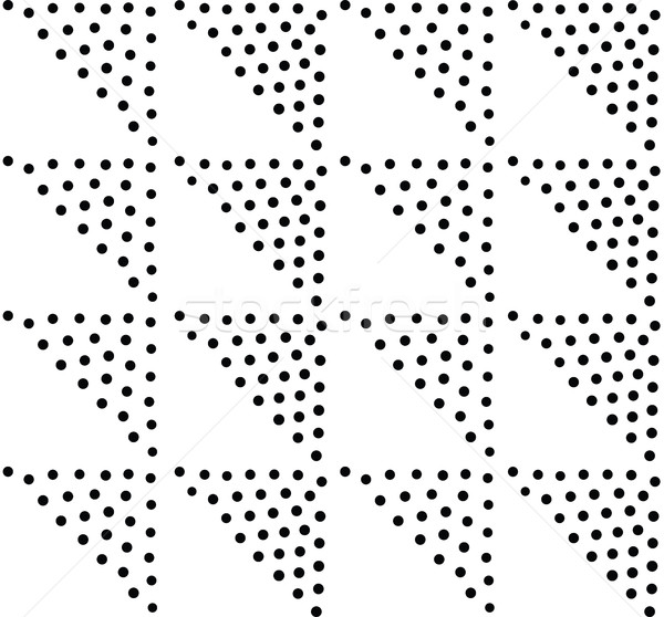Vector geometric seamless pattern. Repeating abstract dots Stock photo © softulka