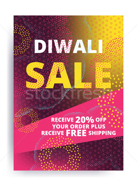 Diwali grande venta vector festival ofrecer Foto stock © softulka