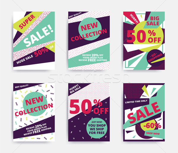 Sale banner template Stock photo © softulka