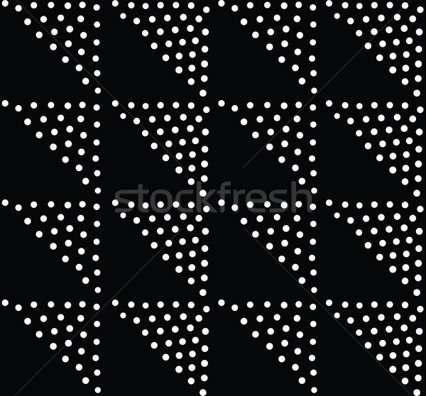 Vector geometric seamless pattern. Repeating abstract dots Stock photo © softulka