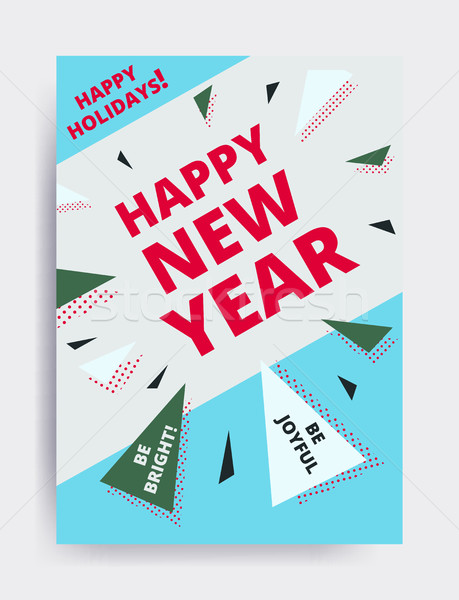 Merry christmas New Year design Stock photo © softulka