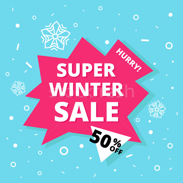 Super winter sale banner Stock photo © softulka