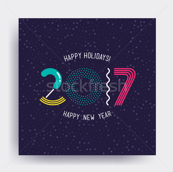 New Year design Stock photo © softulka