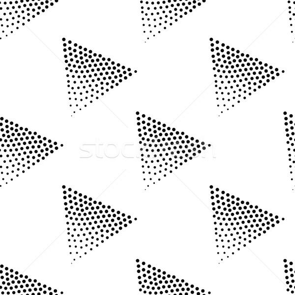 Vektor geometrischen Wiederholung abstrakten Dreieck Stock foto © softulka