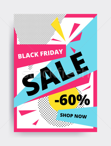 Vente bannière modèle design black friday site [[stock_photo]] © softulka