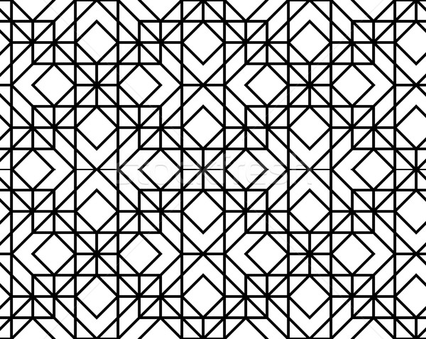 Vector seamless geometric pattern Stock photo © softulka