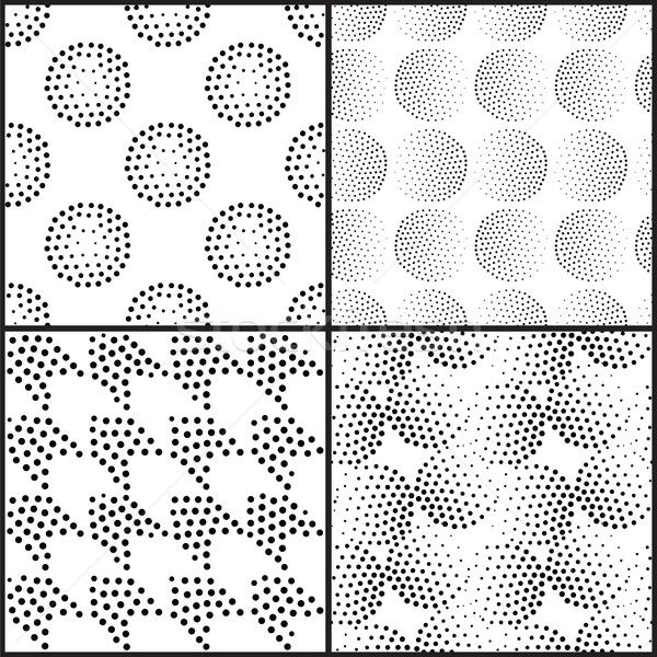 Vector abstract geometric seamless pattern. Repeating gradation  Stock photo © softulka